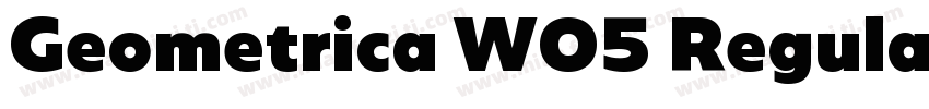 Geometrica W05 Regular It字体转换